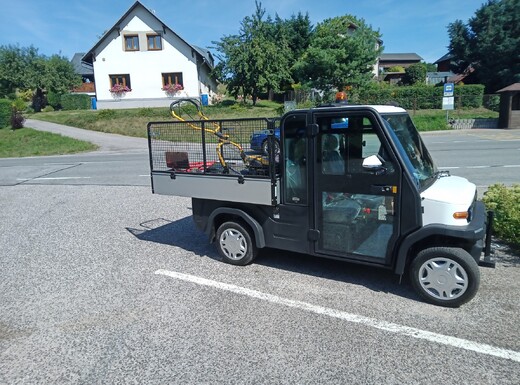 SELVO S2.DCH obce Čistá u Horek s nářadím a pracovním vybavením na korbě